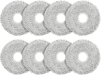 Produktbild von PromoHome® 8 Stück Reinigungstücher für Ecovacs Deebot T50 Omni/T50 Pro Omni/T30/T20/X2/X1 Serie, Wischpads