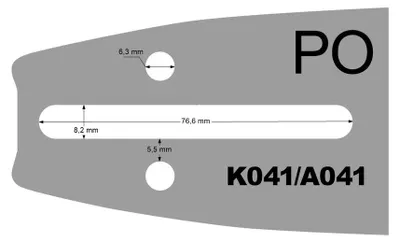 Obrázok produktu pre Vodiaca lišta 8 3/8 1,3 mm CEDRUS píla na tyče CEDCPS20 580701