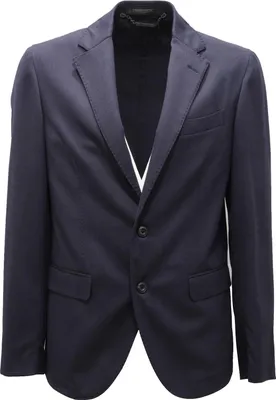 Produktbild von 2254AG giacca uomo MESSAGERIE blue wool blend jacket man