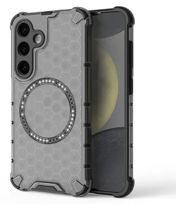Produktbild von Techsuit – HoneyComb Shield MagSafe – Schutzhülle für Samsung Galaxy S24 – schwarz