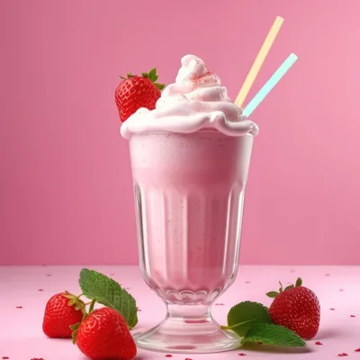 Produktbild von 6 Stück wiederverwendbare Silikon-Bubble-Tea-Strohhalme mit Reinigungsbürsten - BPA-frei Cocktail Kaffee Säfte.