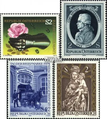 Produktbild von Briefmarken Österreich 1974 Mi 1469,1470,1471,1472 (kompl.Ausg.) postfrisch Weltpostverein