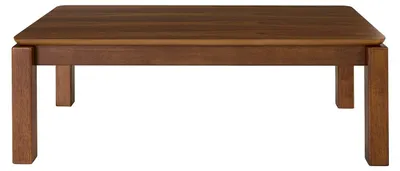 Produktbild von Miliboo - Tischplatte rechteckig aus dunkel gebeiztem Holz Nussbaum L120 cm RAYA