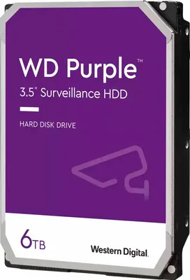 Obrázok produktu pre Western Digital Purple HDD SATA 6TB 5400 256MB