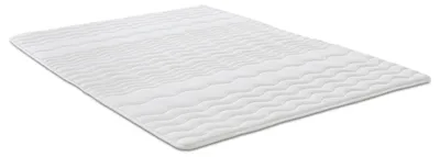 Produktbild von 2,5 cm Komfortschaumtopper 90 x 200 cm mit Wellensteppung und Eckgummis