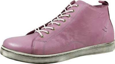 Produktbild von Andrea Conti Damen Stiefelette Leder High Top Sneaker Reißverschluss 0348734, Größe:39 EU, Farbe:Lila