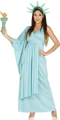 Produktbild von Freiheitstatue Kostüm Mrs. Liberty Göttin der Freiheit für Damen
