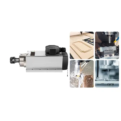 Produktbild von VEVOR luftgekühlter Spindelmotor, 2,2 kW Leistung, 24000 U/min Drehzahl, 2.2KW ER20 Quadrat