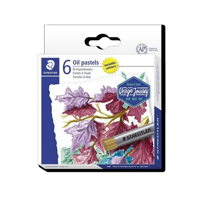 Produktbild von STAEDTLER "Design Journey" Ölpastelkreide Set metallic 6er retail