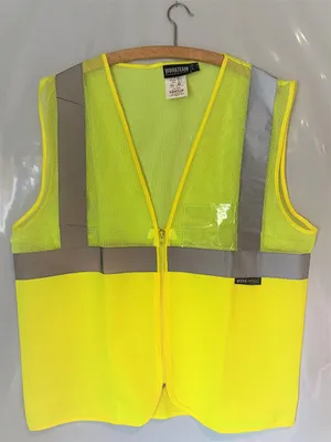 Immagine prodotto di 5 x WORKTEAM gilet alta visibilità giallo C3612 taglia L gilet di sicurezza abbigliamento alta visibilità gilet auto