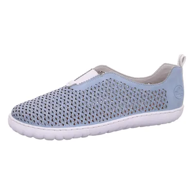 Immagine prodotto di Rieker donna scarpa slip-on forata elasticizzata 52866, misura:40 EU, colore:Blu