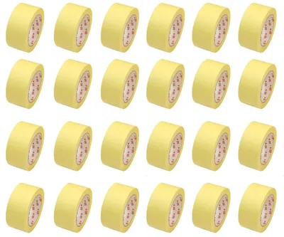 Obrázek produktu pro Samolepicí páska, šířka 50 mm, délka 50 m, barva žlutá (balení od 6 do 48 rolí)