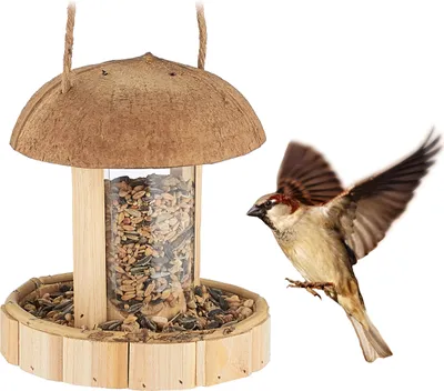 Produktbild von relaxdays Vogelfutterspender zum Aufhängen