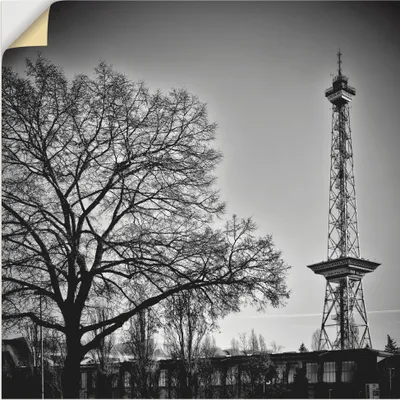 Produktbild von ARTland Wandbild, selbstklebend Berlin Funkturm Größe: 30x30 cm