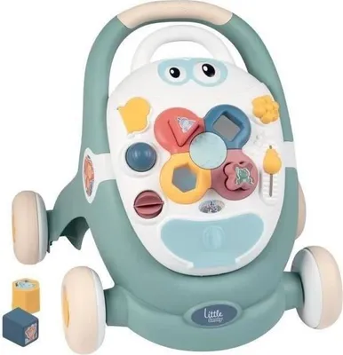 Produktbild von Lauflernhilfe Smoby Little Smoby 3 in 1, Spielzeug zur Früherziehung, Sicheres Bremssystem, Ergonomisches Design, 12+ Monate