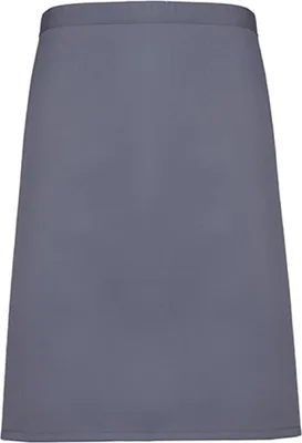 Produktbild von Premier Workwear PR151 | Bistroschürze - 70 x 50 cm - Hauswäsche: bis 60 °C - Farbe: Steel (ca. Pantone 7545) - Größe: 70 x 50 cm