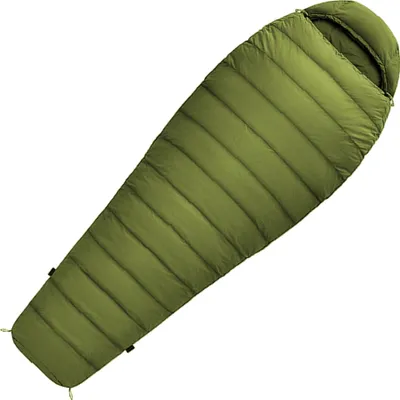 Produktbild von Mumienschlafsack Norskskin Ultralight Green 900 g 220 cm Koppelbar Nylon 400T Rechts