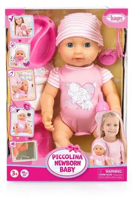 Produktbild von Pinkelpuppe 40 cm Bayer Design für Kinder 3+ Zertifikat Bewegungsfunktionen