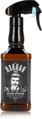 Obrázok produktu pre Malá hnedá fľaša s rozprašovačom s objemom 500 ml na vlasy