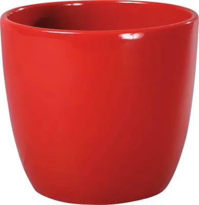 Obrázek produktu pro Obal na květináč Primus keramický Ø 13 x 12 cm lesklý červený