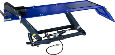 Obrázok produktu pre Hydraulicko-pneumatický zdvihák - plošina pre motocykle s uchytením kolesa 450kg