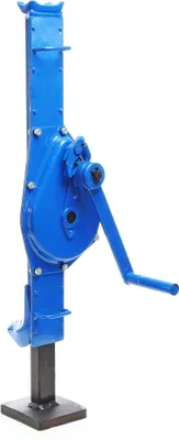 Produktbild von Ocelový naviják Wiltec 3000 kg s celkovou výškou 725 mm, výška zdvihu 350 mm, robustní hřebenový naviják, zvedací naviják se 2 nástavci, tyčový naviják