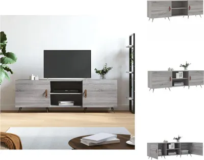 Obrázek produktu pro vidaXL TV skříňka šedá Sonoma 150x30x50 cm materiál na bázi dřeva - TV nábytek