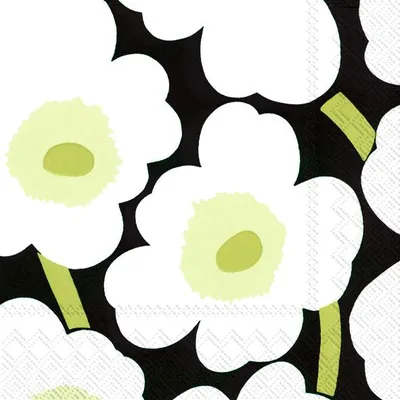 Produktbild von Servietten 25x25 cm - UNIKKO black