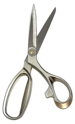 Produktbild von Nähschere, professionelle Schneiderschere, Hobbyschere, Edelstahlschere, Büroschere (21,3 cm, silber)