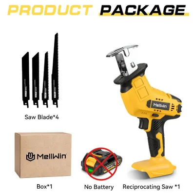 Produktbild von Multisäge - Akku Säbelsäge 18V - 3500 Hübe/min - Hub 15 mm - Schnitttiefe Holz 100 mm - Für Holz Metall Kunststoff - Ohne Akku