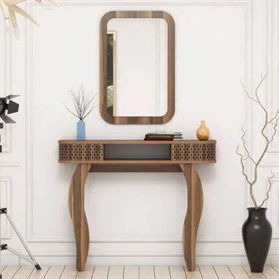 Produktbild von Skye Decor, Damla- Damla CTN, Nussbaumfarbe, Kommoden, 85x105x30 cm, 100% Melaminbeschichtete Partikelplatte
