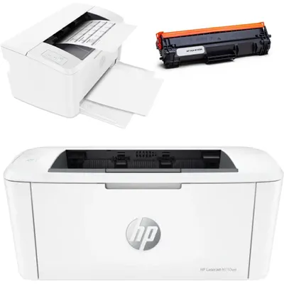 Produktbild von HP M110we Monochrom-Laserdrucker mit Toner 142A WLAN