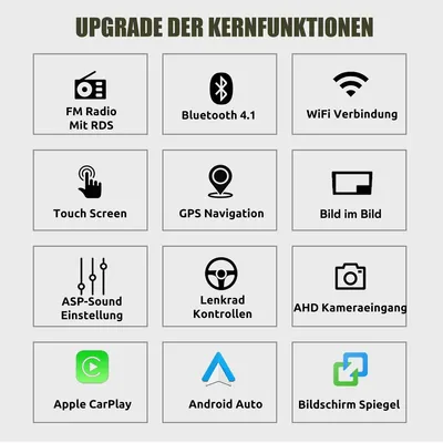Obrázek produktu pro Autorádio 9 palců pro Toyota Avensis (2002-2008), systém Android 13, GPS navigace, Carplay, Android Auto, dotykový displej, formát Double DIN, 2 GB RAM, 64 GB ROM, Bluetooth, Wi-Fi