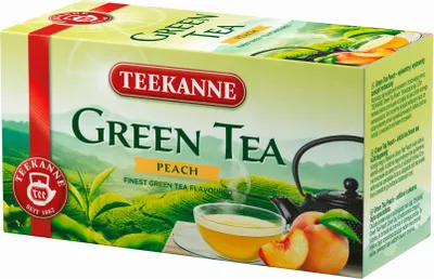 Obrázek produktu pro Teekanne Green Tea Peach zelený čaj s příchutí broskve (20ks), 105469