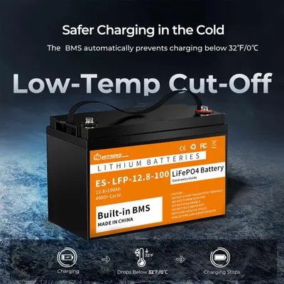 Image de Batterie LiFePO4 - Batterie lithium - Batterie pour camping-car - Batterie pour voiture - Batterie pour remorque - Capacité de 12V 100Ah