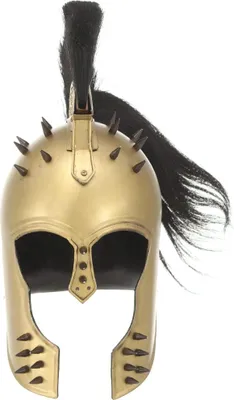 Obrázek produktu pro vidaXL Helma řeckého válečníka Antique Replica for LARP Brass Steel