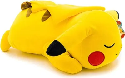 Zdjęcie produktu dla Pluszowa figurka Pokemon - śpiący Pikachu (45 cm) przytulanka miękka pluszowa zabawka