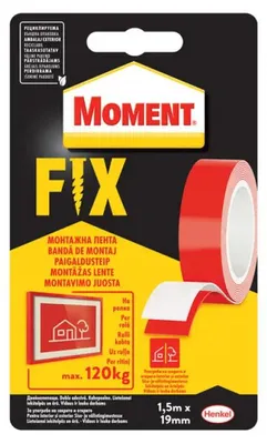 Zdjęcie produktu dla TAŚMA DWUSTRONNA 120 KG MOMENT Moment Fix