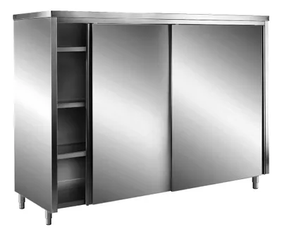 Obrázek produktu pro Spižírna Saro se 2 posuvnými dveřmi a 3 policemi 1800x700x2000mm