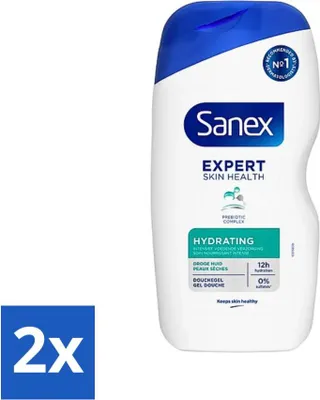 Immagine prodotto di Sanex Gel doccia idratante Expert Skin Health 400 ml - Confezione risparmio - 2 pezzi