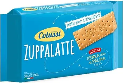 Produktbild von Colussi Zuppalatte Italienische Kekse ohne Palmöl Biscuits Cookies Kleingebäck 500g