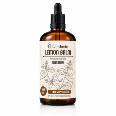 Produktbild von Zitronenmelisse – Tinktur 1:3 (100 ml), KI-generiertes Bild