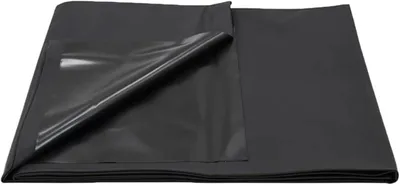 Produktbild von wasserdichter Matratzenschoner, schwarz, 2 x 2,2 m, aus dickem PVC