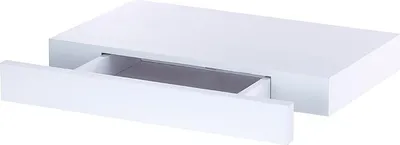 Image de Étagère murale avec tiroir secret - Blanc