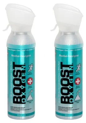 Produktbild von Zusätzlicher Sauerstoff in Dose Boost Oxygen Menthol Eukalyptus, mittel, 2x5L