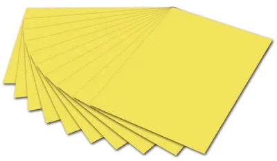Produktbild von Folia Paper - Fotokarton Folia 2Z 50x70cm 300gr Nr12 Citro Yellow | Außenschachtel ein 10 Stück