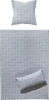 Produktbild von Dyckhoff Bettwäsche grau 1x 155x220 cm + 1x 80x80 cm