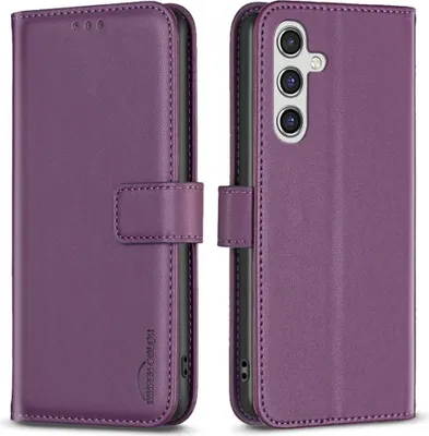 Produktbild von Samsung Galaxy A56 Hülle - BINFEN Klapphülle - Violett