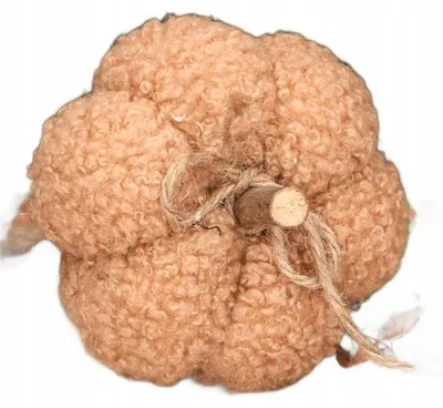 Image de Emized Citrouille décorative sur pique marron clair 12 cm