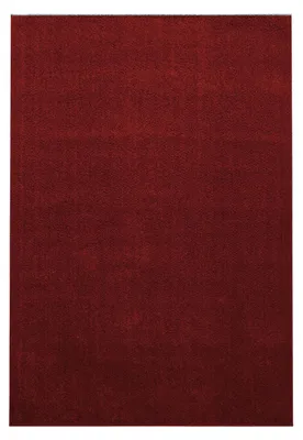 Produktbild von Kurzflor Teppich Alberto Läufer, Farbe: Rot, Größe:80x150 cm